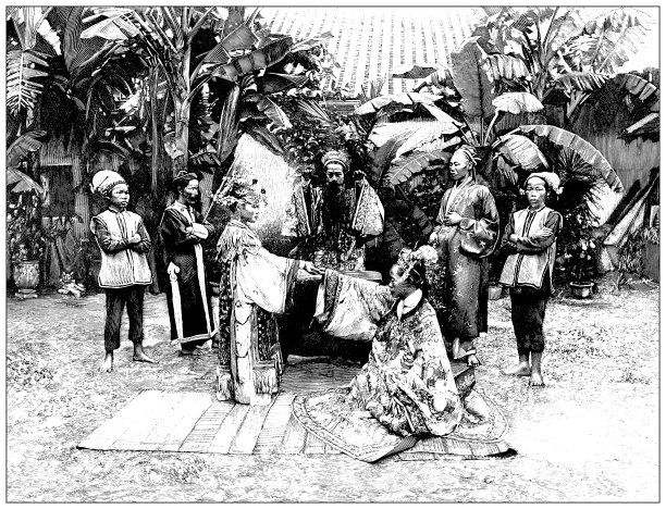 古玩形象:安南、东京、剧院图片下载