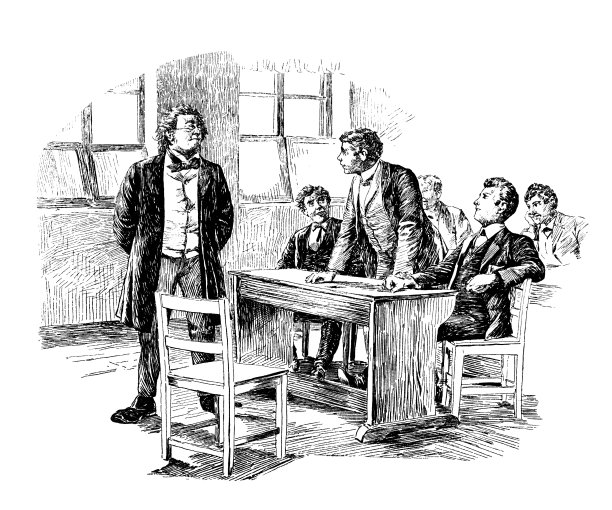 大学里的讨论图片下载