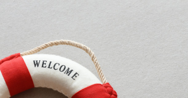 欢迎救生圈的消息。图片下载