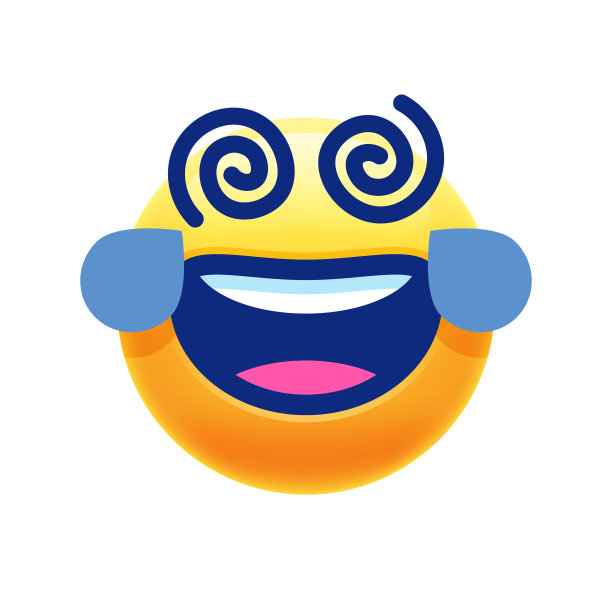 螺旋眼睛的表情符号图片下载