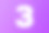 白纸型纸字母数字3孤立在紫色背景。图片下载
