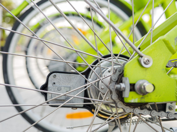 整齐的自行车图片下载