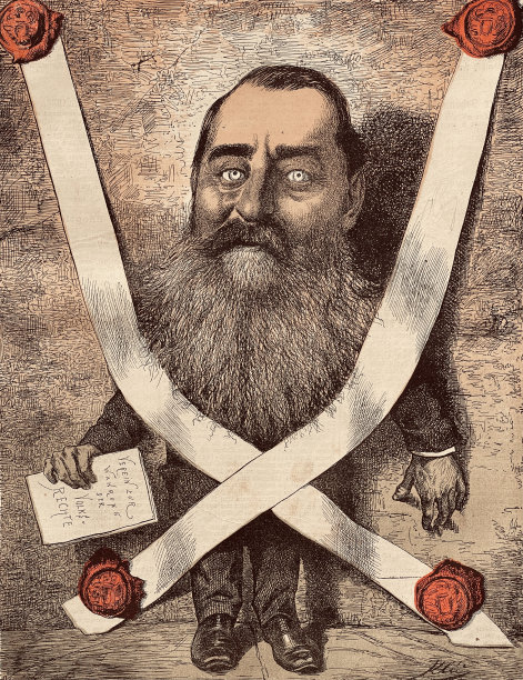 被信件和印章抓住的人图片下载