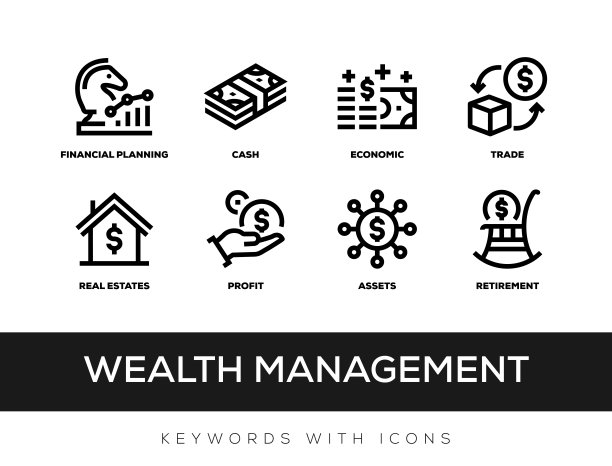 财富管理图标关键字图片下载
