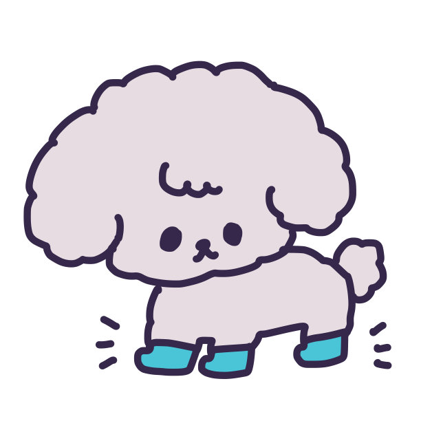 一只可爱的玩具狮子狗穿着狗鞋图片下载