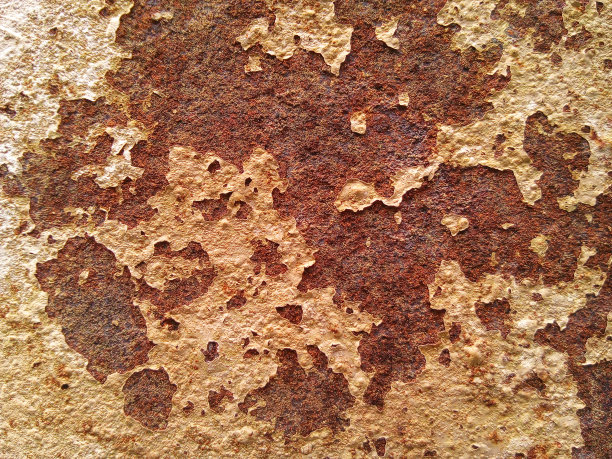 抽象剥落油漆在金属板纹理背景。图片下载