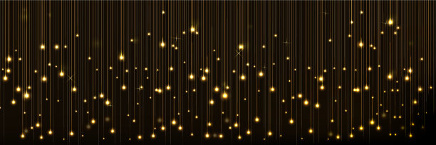 背景圣诞横幅设计与发光图片下载