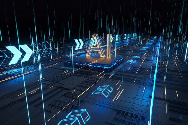 蓝色信息高速公路图片下载