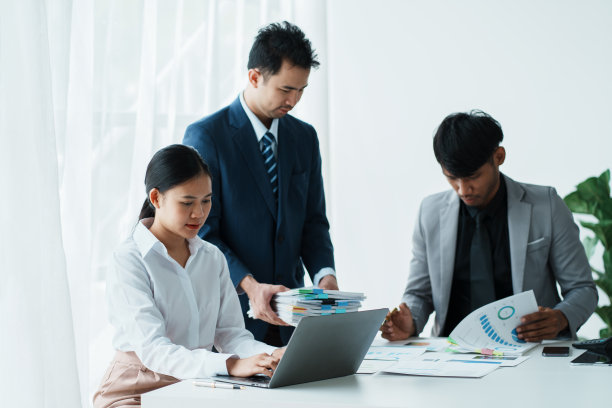 商务咨询会议工作，集思广益新的商业项目融资投资理念。图片下载