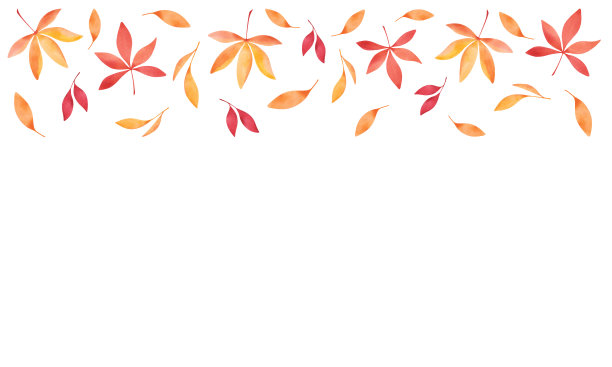 模板明信片，邀请，假期从秋天的树叶与文字的地方。图片下载