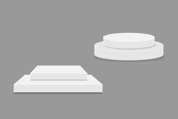 圆空讲台。颁奖典礼概念。图片下载