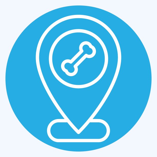 图标占位符。与骨科符号有关。蓝眼睛的风格。简单的设计可编辑。简单的说明图片下载