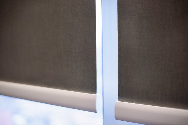 卷帘遮住了窗户。图片下载