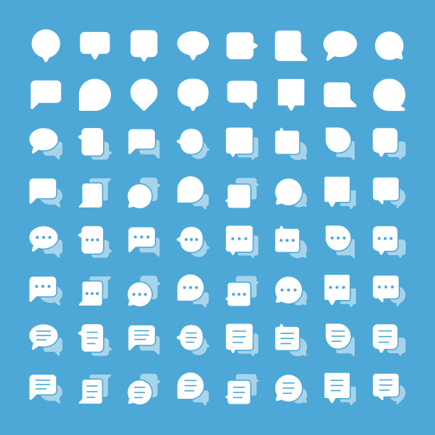 气泡图标图片下载