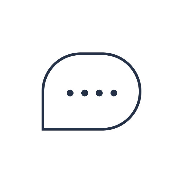 聊天图标。简单的语音气泡图形用户界面图标元素。图片下载