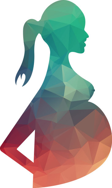 孕妇标志孕妇图标模板图片下载