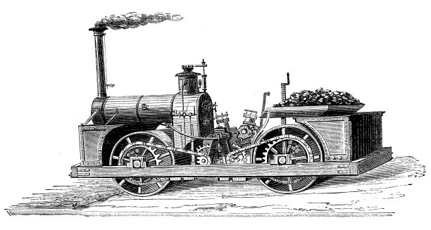 《蒸汽压路机》约翰·劳登·麦克亚当(1756-1836)图片下载