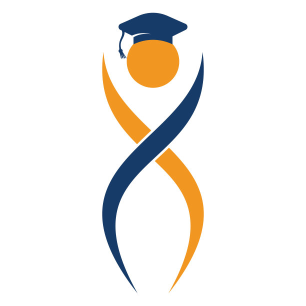 教育标志概念与毕业帽，矢量插图图片下载