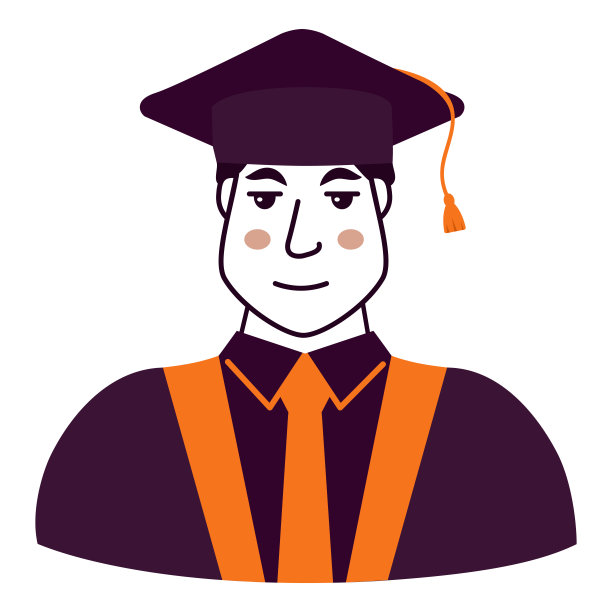 学生穿毕业礼服的教育理念。男孩毕业于地幔。图片下载