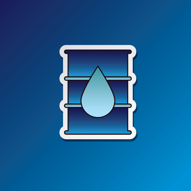 合成波颜色中的燃料和电源图标:油桶图片下载