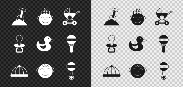 用沙子和铲子把小女孩的头放在沙箱里图片下载