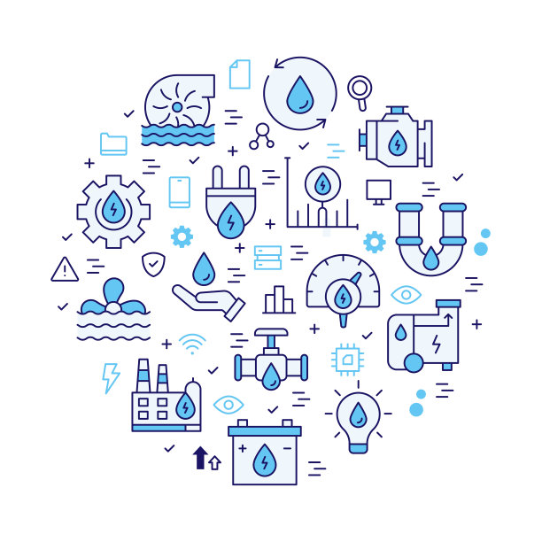 水能图标模式图片下载