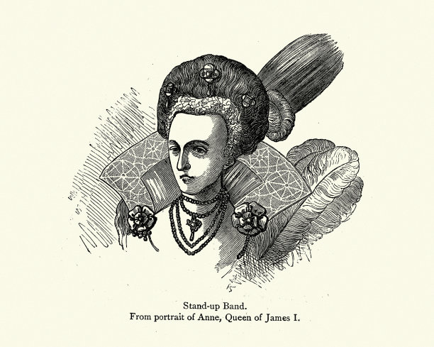 丹麦的安妮，英国女王，詹姆斯一世的妻子图片下载