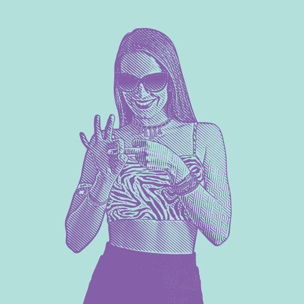 成年女子调情，用手指做手势图片下载