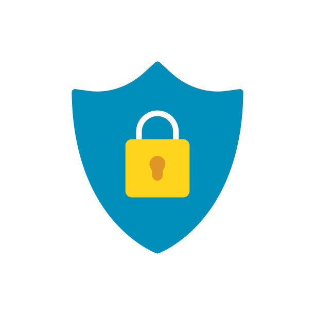 盾与锁安全图标图片下载