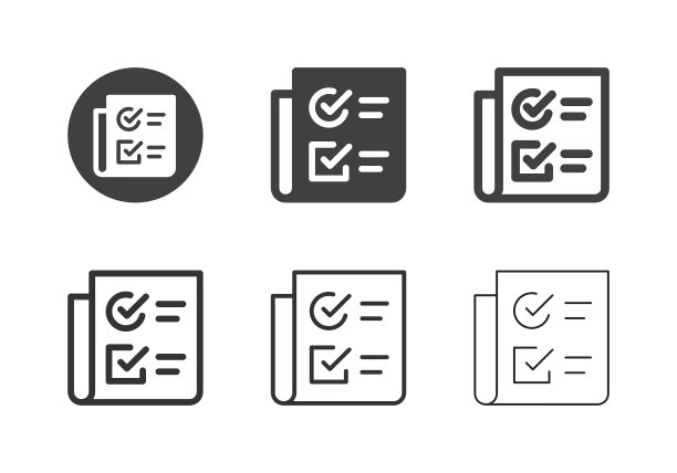 清单纸图标-多系列图片下载