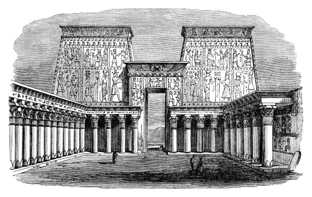 埃及埃德富的宫殿图片下载