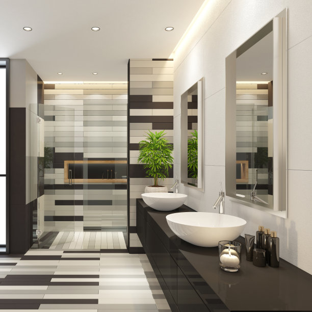 现代简约的浴室图片下载