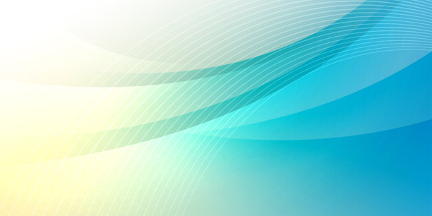 闪亮明亮的梯度波浪旗帜图片下载