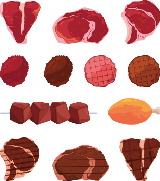 煎牛排餐厅厨房炒肉新鲜图片下载