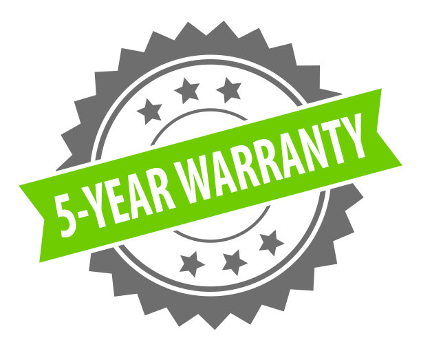 5年保修-印章，印鉴，印章模板。难看的东西效果。向量股票插图图片下载