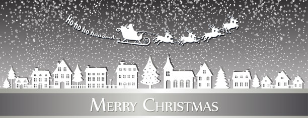 圣诞老人来了图片下载