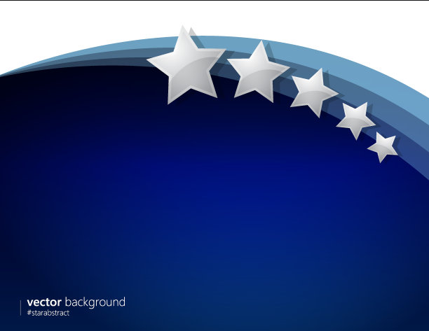 彩色星框背景图片下载