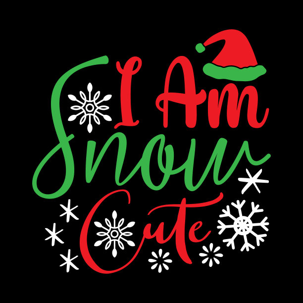 圣诞图案t恤设计形象图片下载