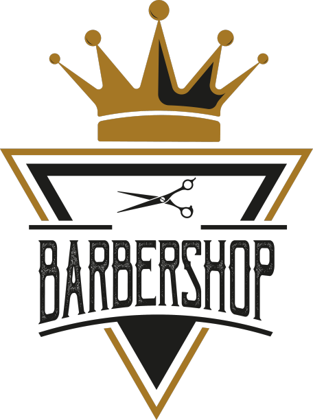 复古风格的国王理发店的标志图片下载