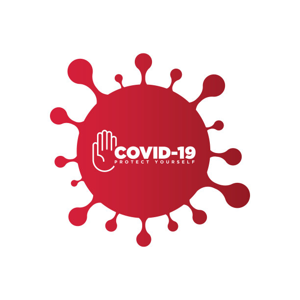 COVID-19流感作为危险流感毒株的案例作为大流行概念横幅平面样式插图，COVID-19库存插图图片下载