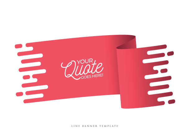 矢量引用模板流行风格股票插图。彩色半色调线条背景插图图片下载