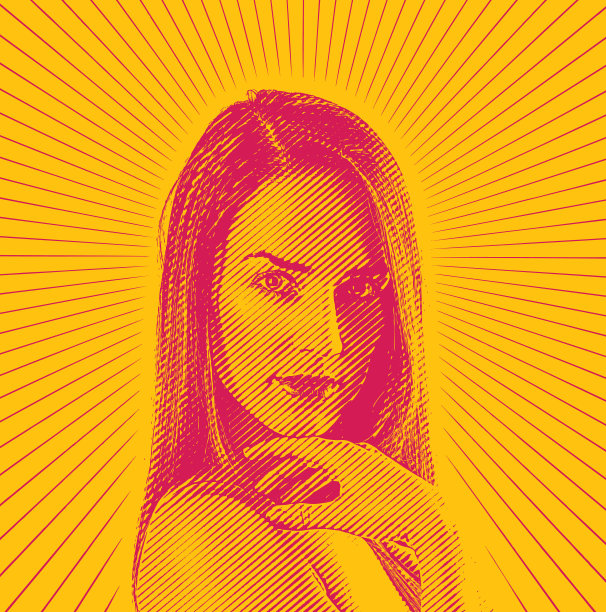 美丽性感的年轻女子肖像图片下载