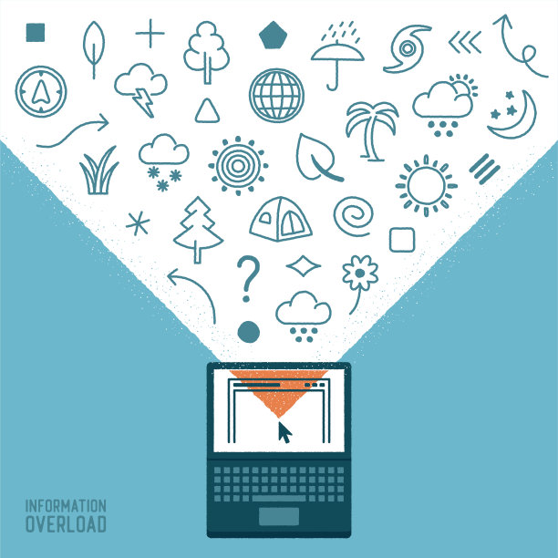 阴天矢量信息图图片下载