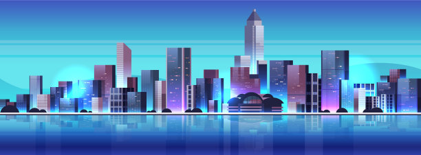 城市建筑天际线现代建筑图片下载