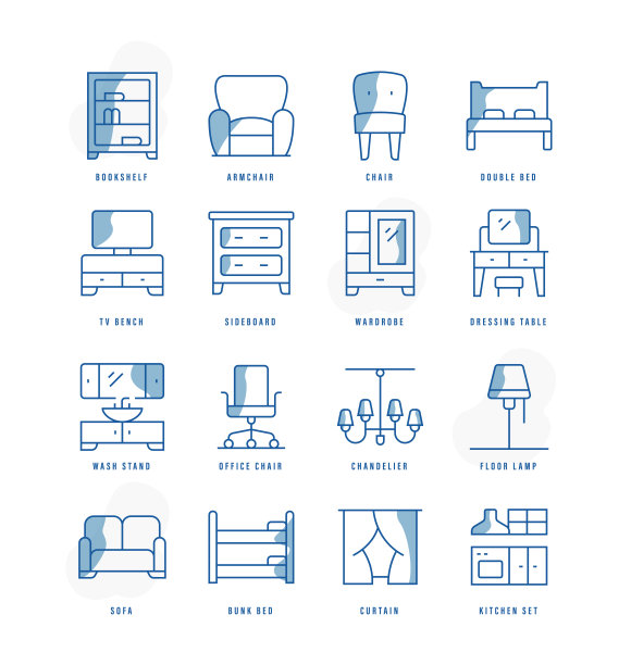家具的图标图片下载