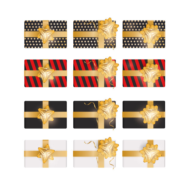 集3d礼盒的现实主义收集图片下载