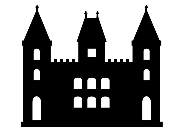 黑色城堡图片下载