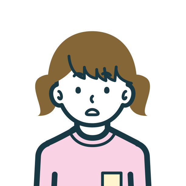 一脸懵逼女孩的胸像照图片下载