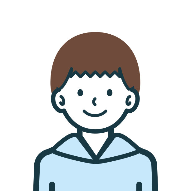 微笑男孩的胸围照片图片下载