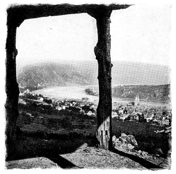 德国莱茵兰-普法尔茨的波帕德镇——19世纪图片下载